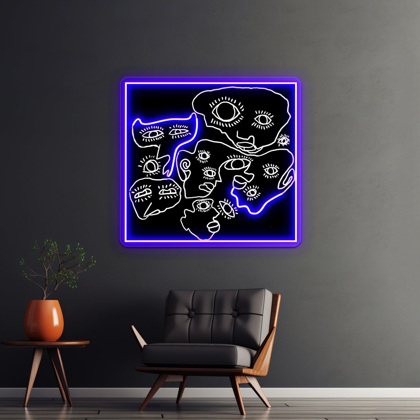 Weird Lookin Dudes Wall Artwork Neon Signs