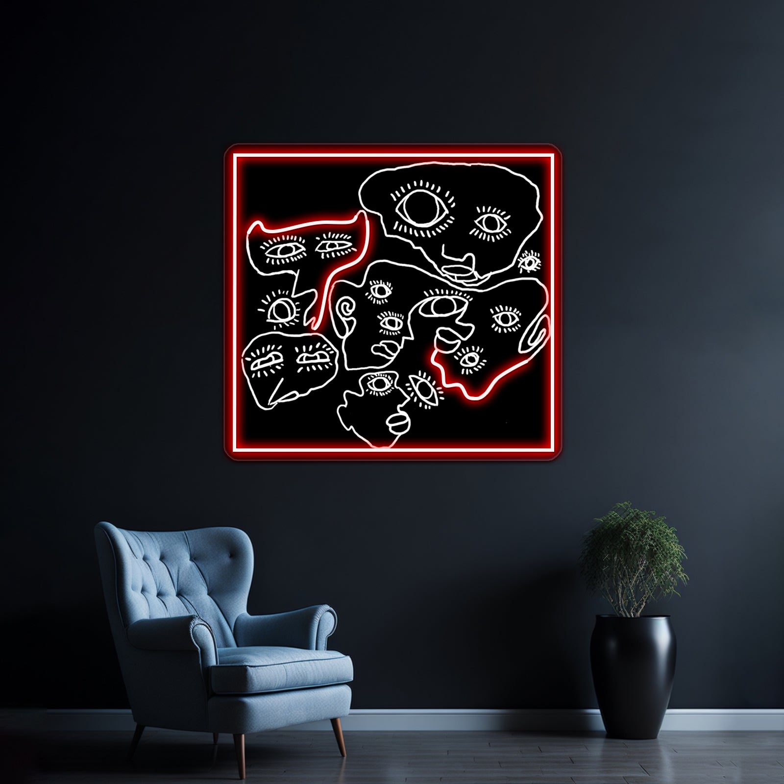 Weird Lookin Dudes Wall Artwork Neon Signs | Shineneon