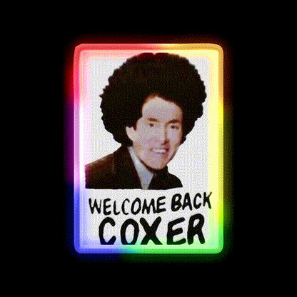 Welcome Back Coxer Welcome Led Neon Sign Open Sign Rgb Color - LED neon sign close-up detail
