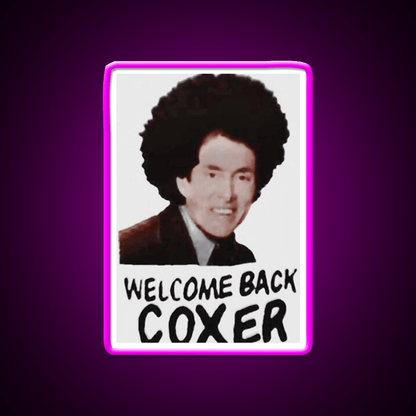 Welcome Back Coxer Welcome Led Neon Sign Open Sign Rgb Color - Shineneon
