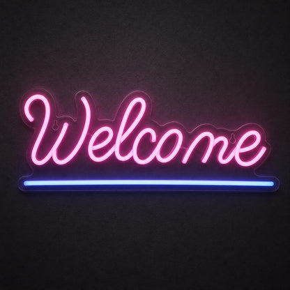 Welcome Bedroom Decor LED Neon Sign main product image