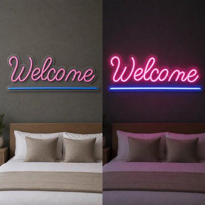 Welcome Bedroom Decor LED Neon Sign - Shineneon