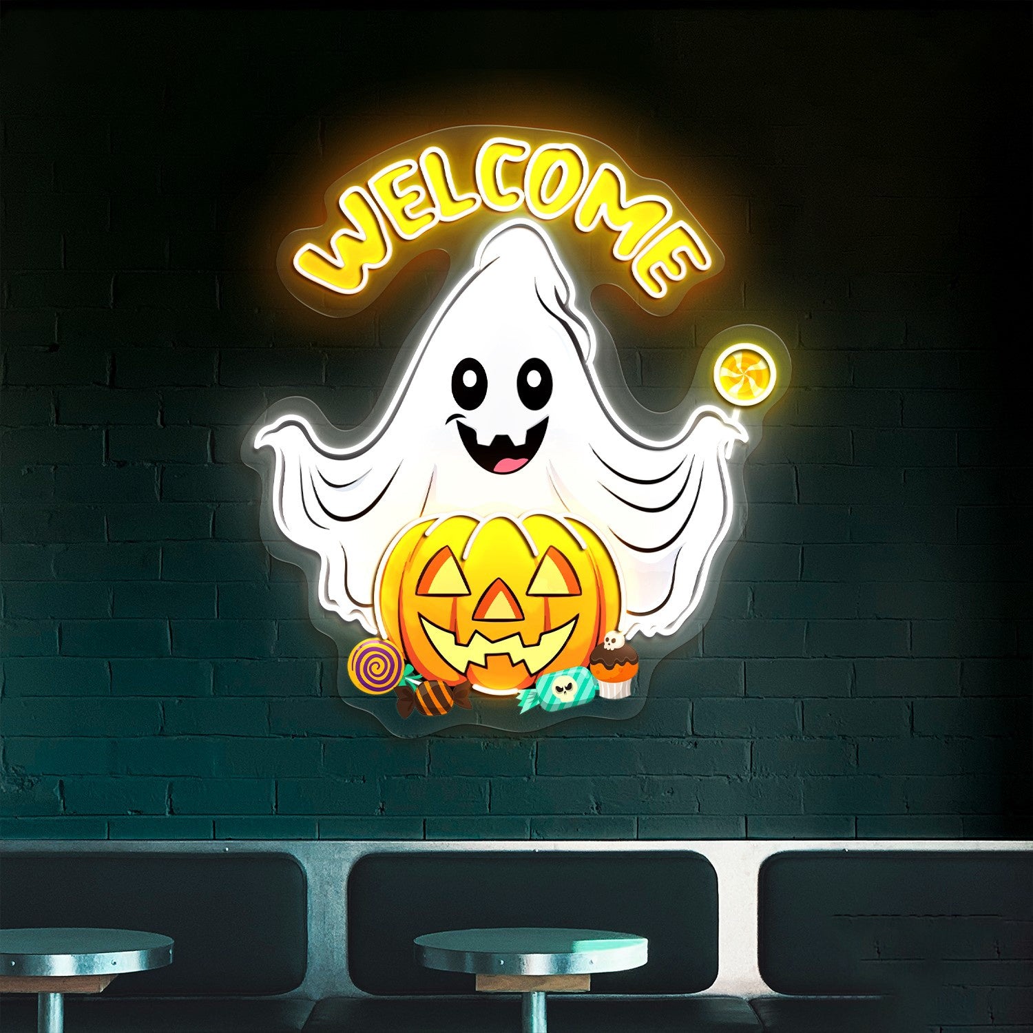 Welcome Halloween Led Neon Signs Decor | Shineneon