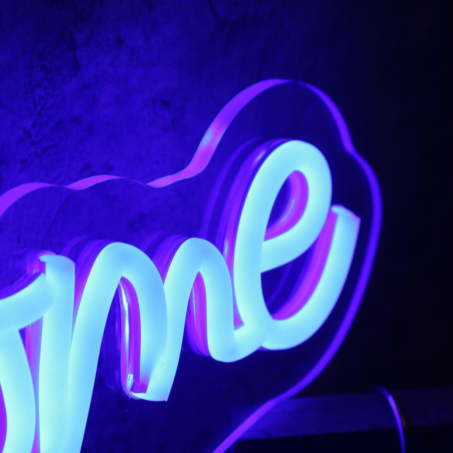 Welcome Home Rubin Blue Led Neon Sign - Shineneon