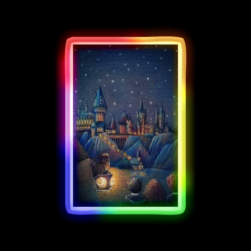 Welcome Home Welcome Led Neon Sign Open Sign Rgb Color - LED neon sign close-up detail