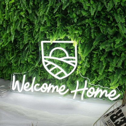 Welcome Home White Led Neon Sign - Shineneon