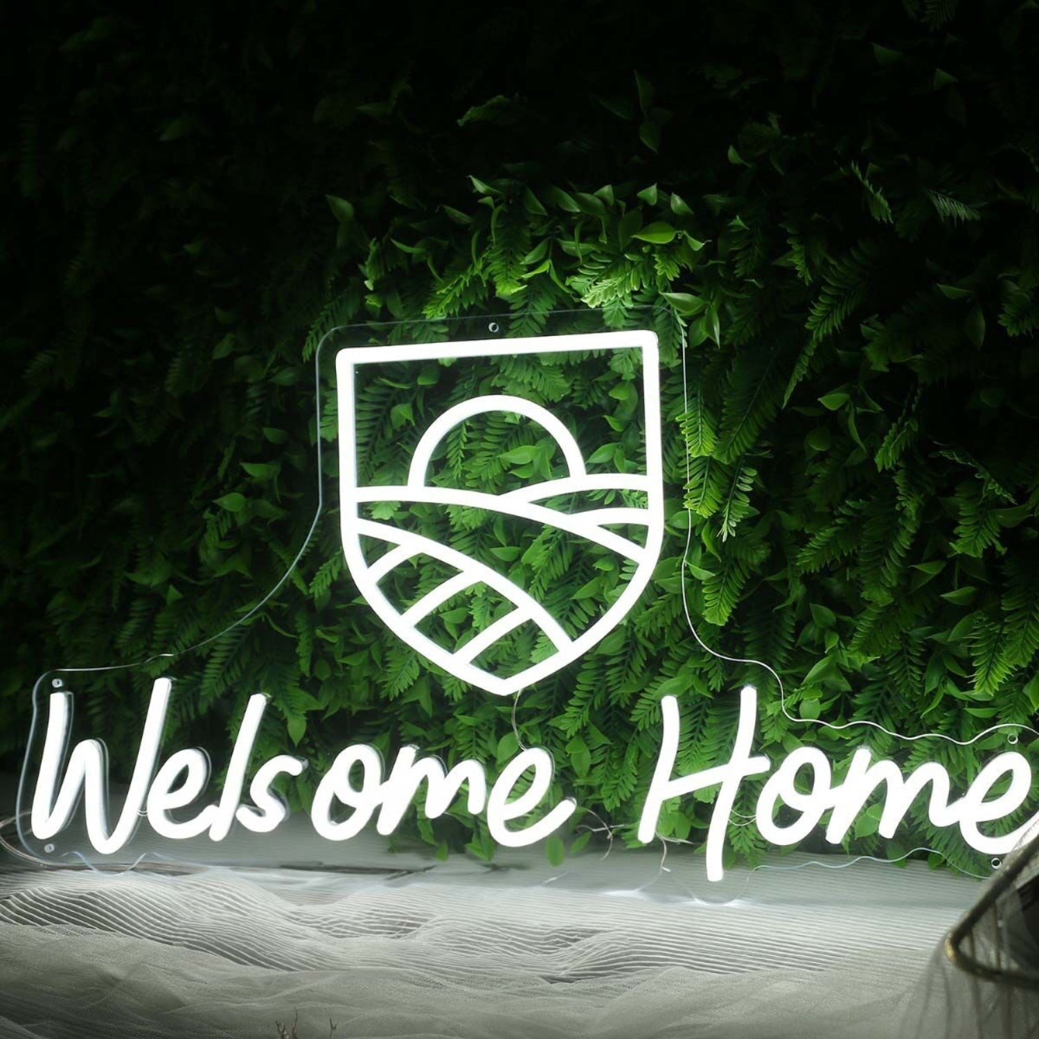 Welcome Home White Led Neon Sign - Shineneon