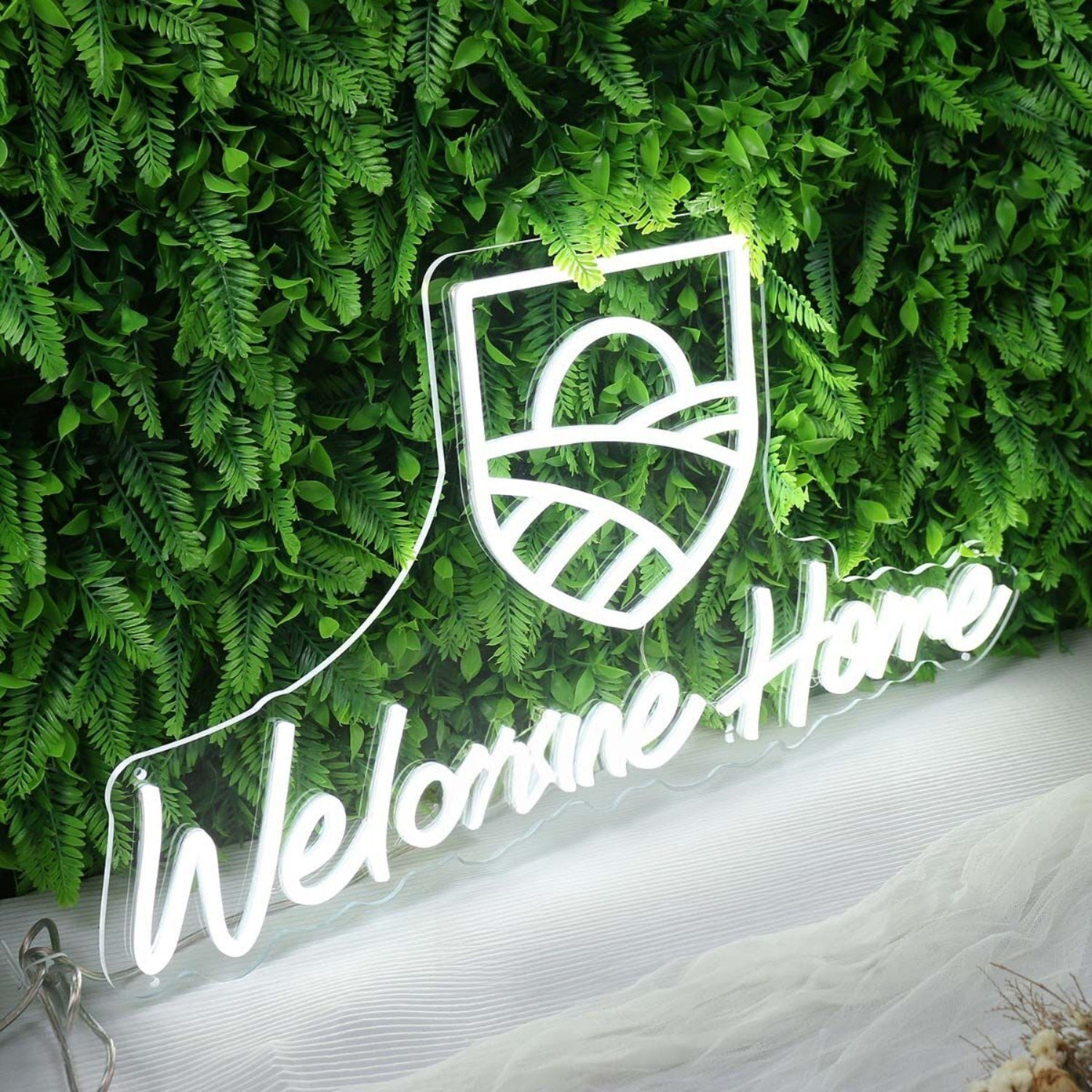 Welcome Home White Led Neon Sign - Shineneon