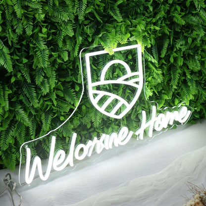 Welcome Home White Led Neon Sign - Shineneon