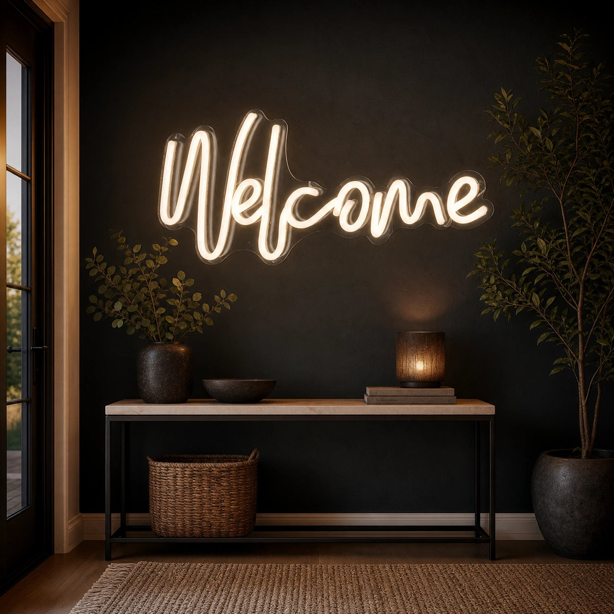 Welcome LED Neon Sign Garage Man Cave Neon Sign high-converting product image