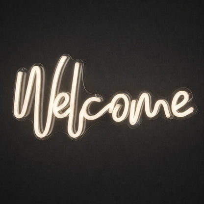 Welcome LED Neon Sign Garage Man Cave Neon Sign - Shineneon