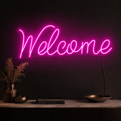 Welcome LED Neon Sign Home Decor - Shineneon