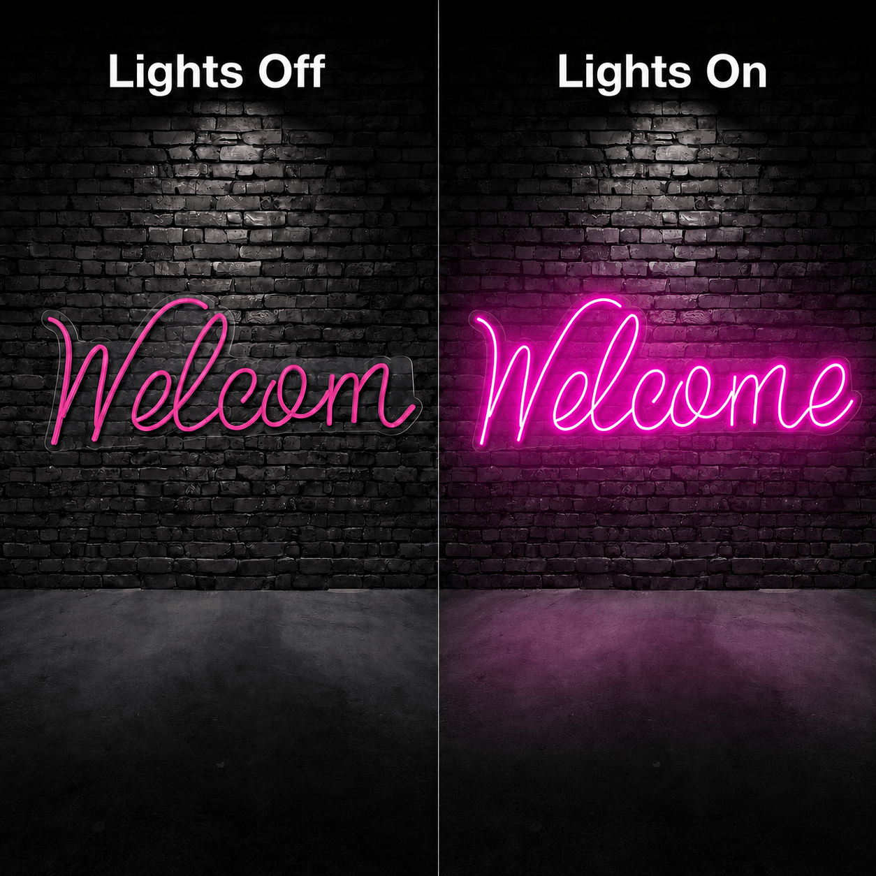 Welcome LED Neon Sign Home Decor - Shineneon