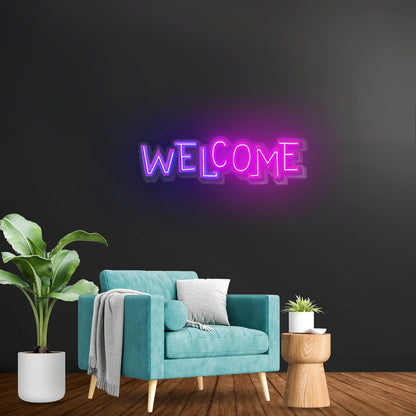 Welcome Led Neon Sign Light Custom Led Signs - Shineneon