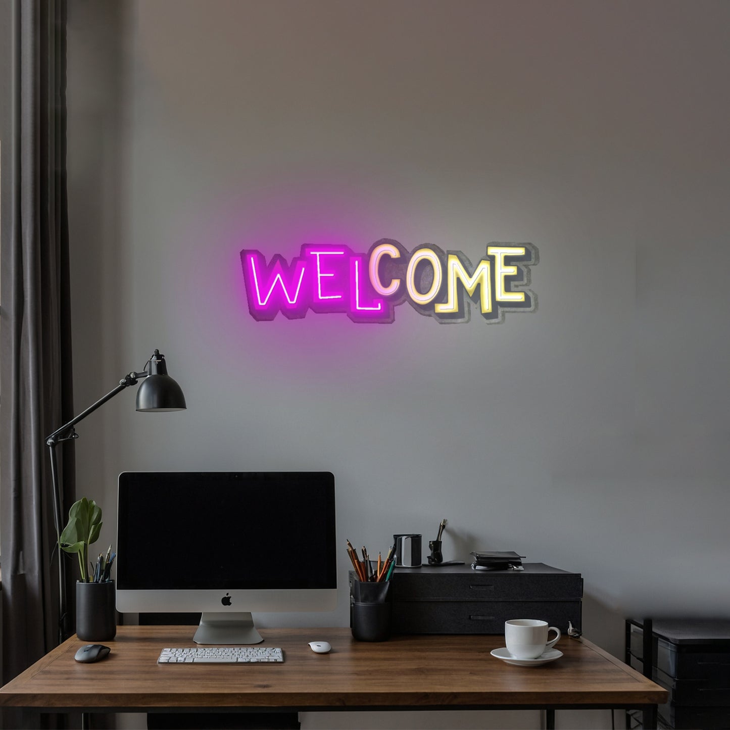 Welcome Led Neon Sign Light Custom Led Signs