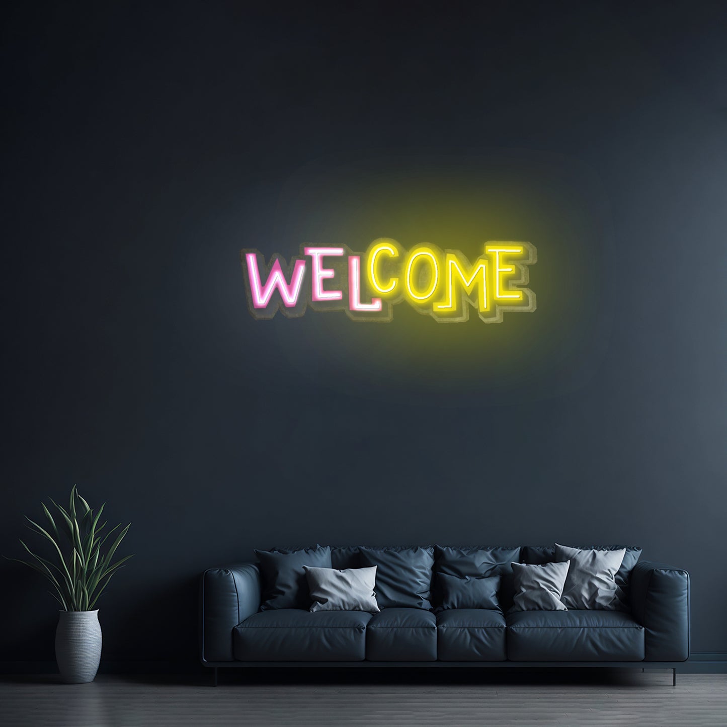 Welcome Led Neon Sign Light Custom Led Signs