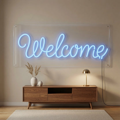 Welcome LED Neon Sign Wall Decor - 02 High-Converting Product Image