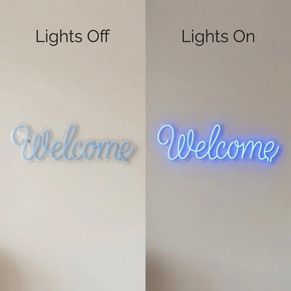 Welcome LED Neon Sign Wall Decor - Shineneon