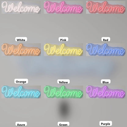 Welcome LED Neon Sign Wall Decor - Shineneon