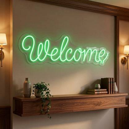 Welcome LED Neon Sign Wall Neon Sign - 02 High-Converting Product Image