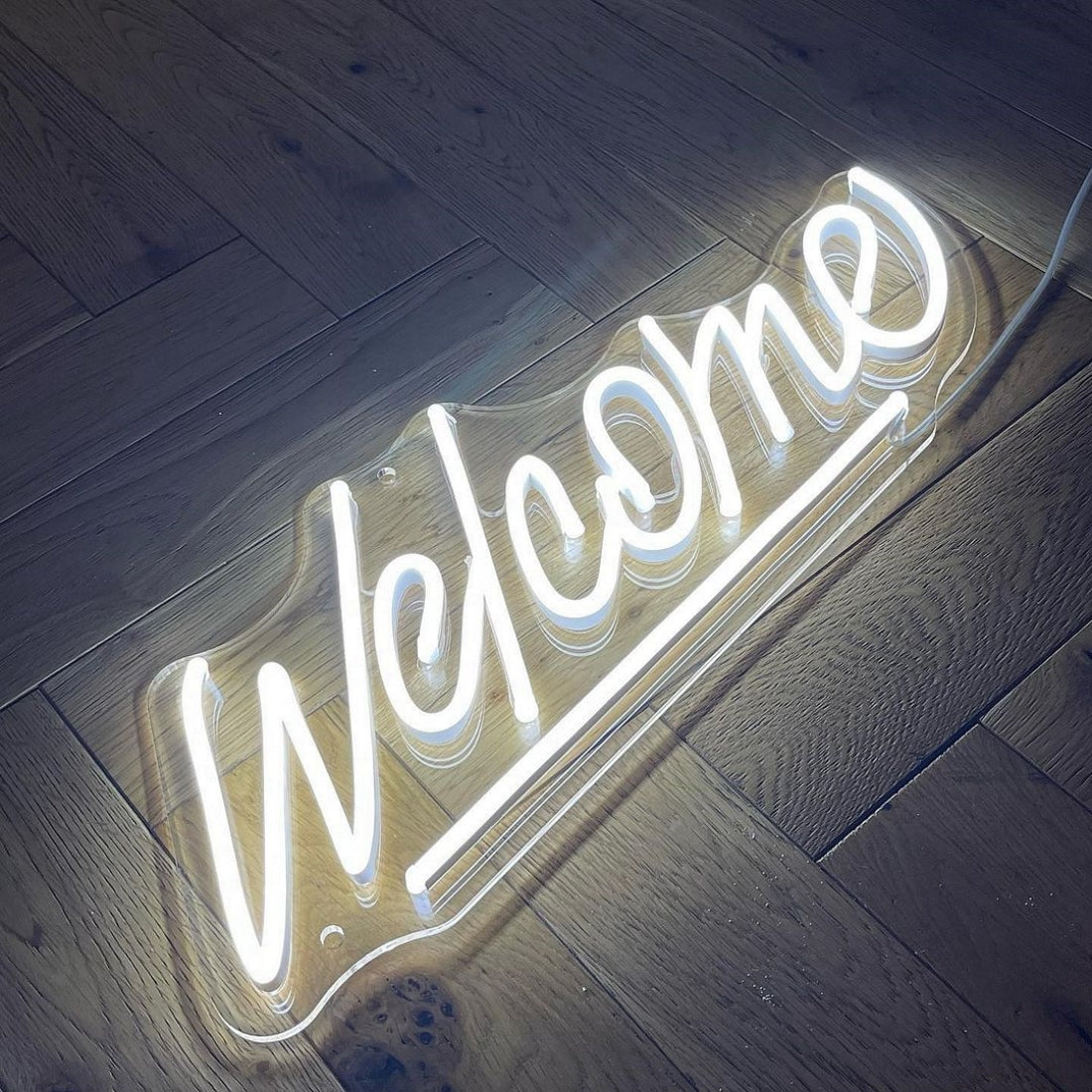 Welcome Led Sign Business Neon Signs Wall Art