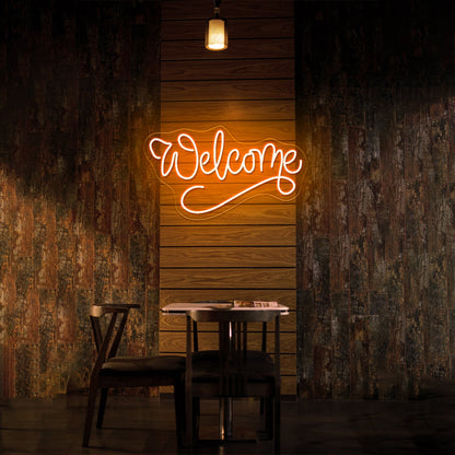 Welcome Neon Sign Room Decor Neon Bar Sign - Shineneon