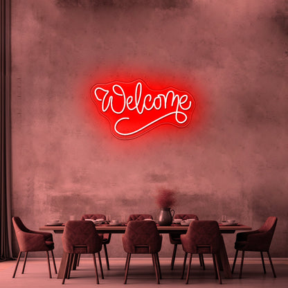 Welcome Neon Sign Room Decor Neon Bar Sign - Shineneon