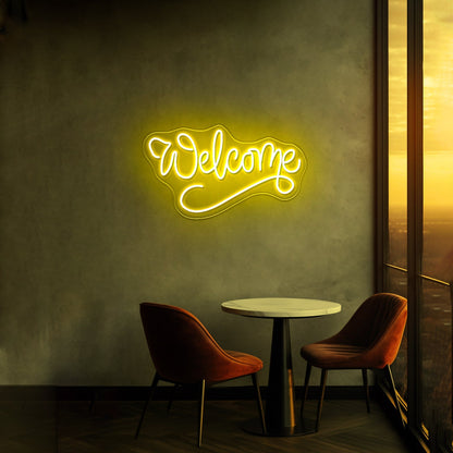 Welcome Neon Sign Room Decor Neon Bar Sign - Shineneon