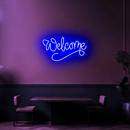 Welcome Neon Sign Room Decor Neon Bar Sign