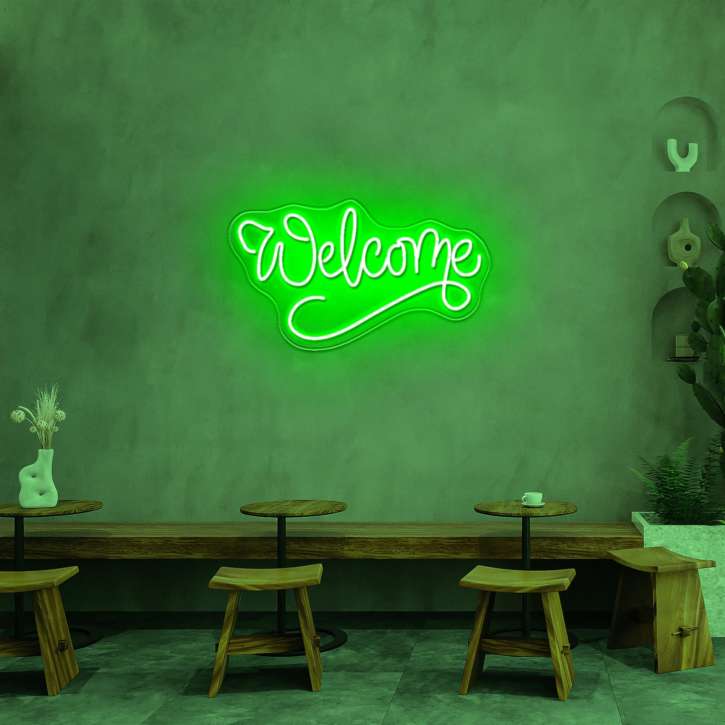 Welcome Neon Sign Room Decor Neon Bar Sign