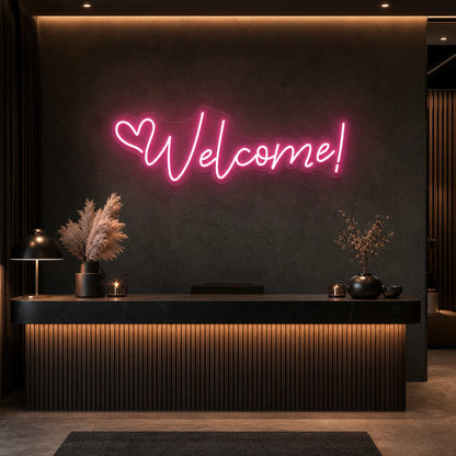 Welcome Room Decor LED Neon Sign high-converting product image