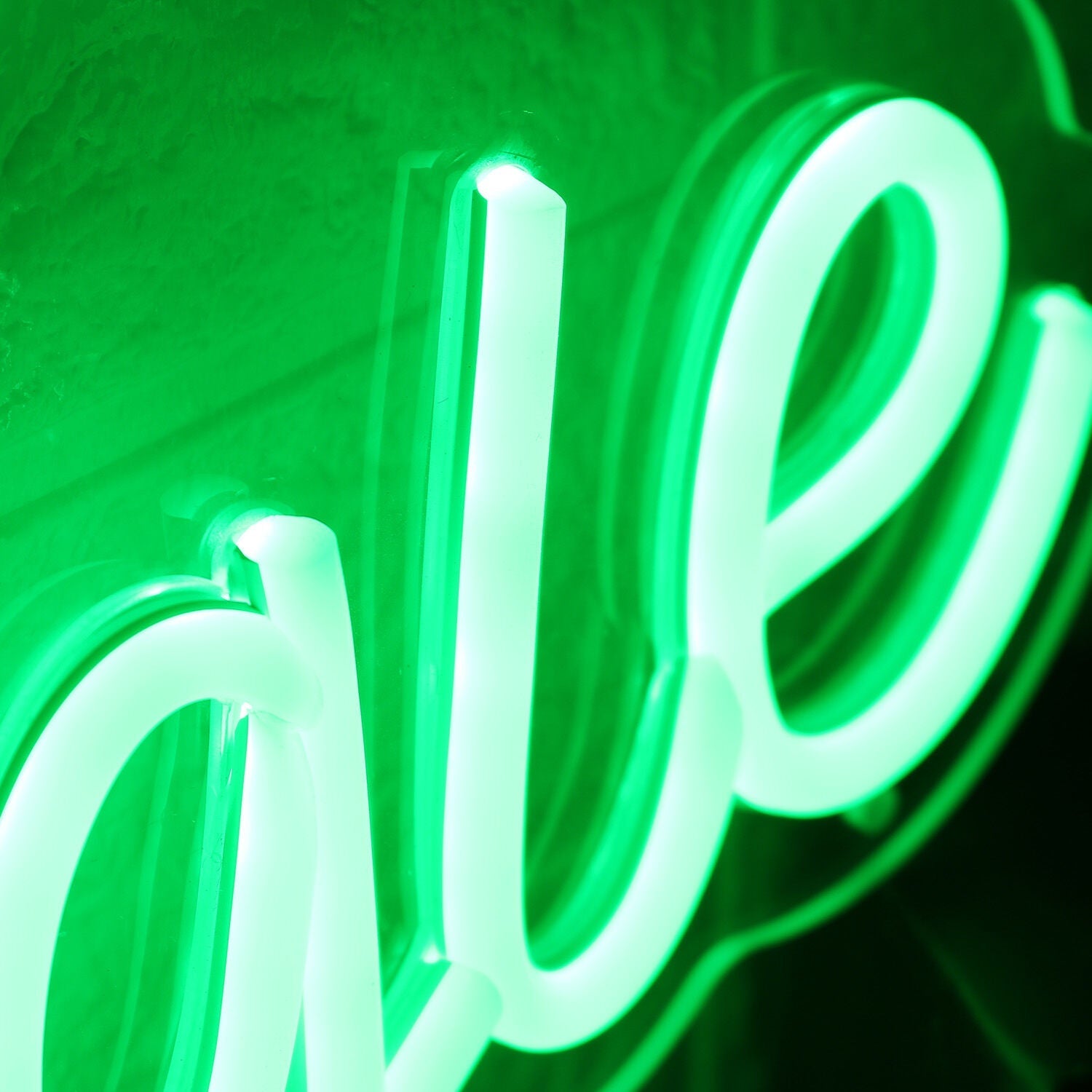 Welcome To Abbys Jungle Green Led Neon Sign - Shineneon