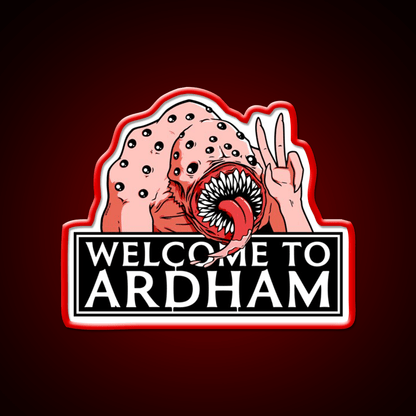 Welcome To Ardham Welcome Led Neon Sign Open Sign Rgb Color - Shineneon