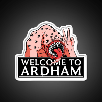 Welcome To Ardham Welcome Led Neon Sign Open Sign Rgb Color - Shineneon