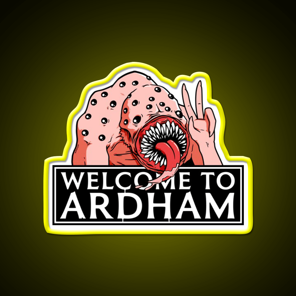 Welcome To Ardham Welcome Led Neon Sign Open Sign Rgb Color - Shineneon