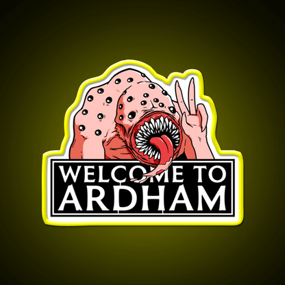 Welcome To Ardham Welcome Led Neon Sign Open Sign Rgb Color - Shineneon