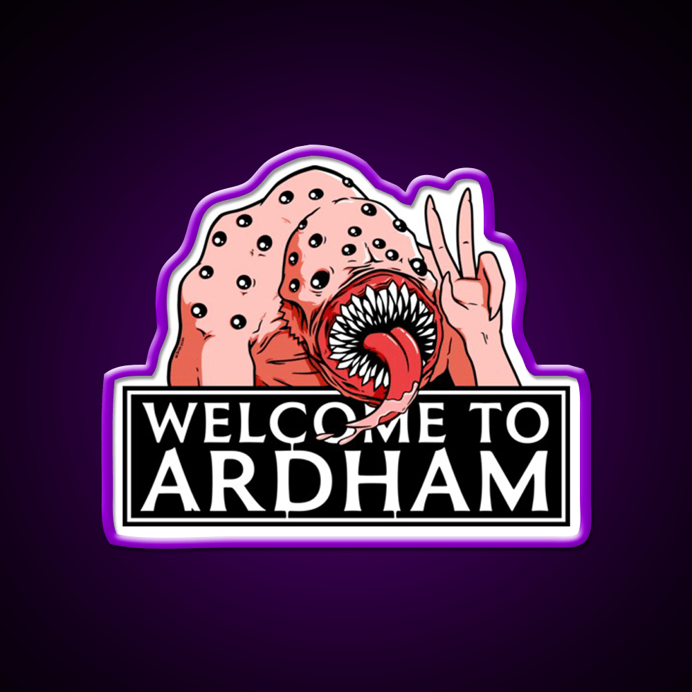Welcome To Ardham Welcome Led Neon Sign Open Sign Rgb Color - Shineneon