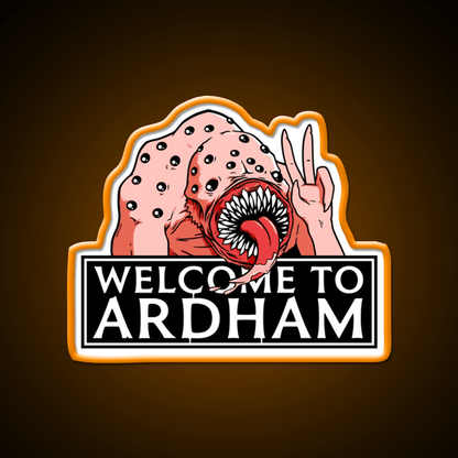 Welcome To Ardham Welcome Led Neon Sign Open Sign Rgb Color - Shineneon