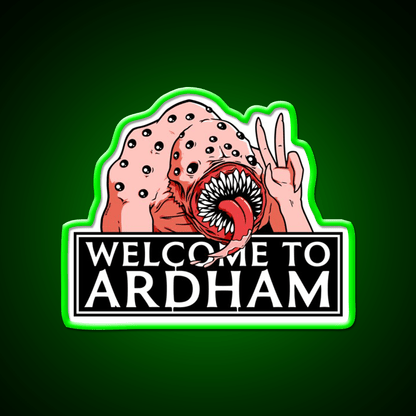 Welcome To Ardham Welcome Led Neon Sign Open Sign Rgb Color - Shineneon