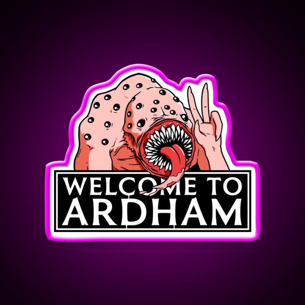 Welcome To Ardham Welcome Led Neon Sign Open Sign Rgb Color - Shineneon