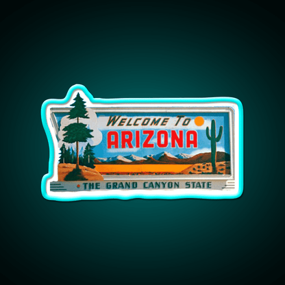 Welcome To Arizona Welcome Led Neon Sign Open Sign Home Art Rgb Color - Shineneon