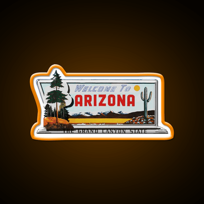 Welcome To Arizona Welcome Led Neon Sign Open Sign Rgb Color - Shineneon