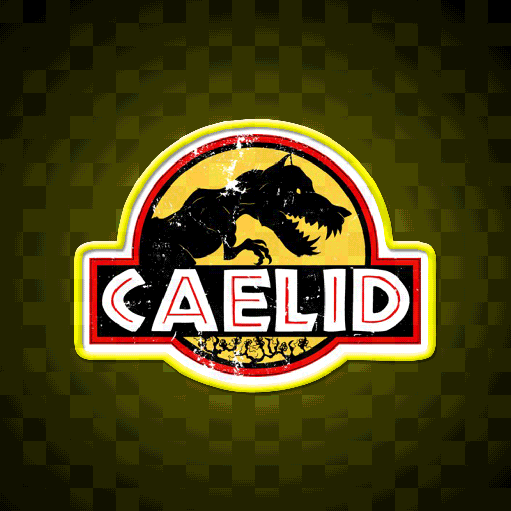 Welcome To Caelid Welcome Led Neon Sign Open Sign Rgb Color - Custom LED neon sign front view