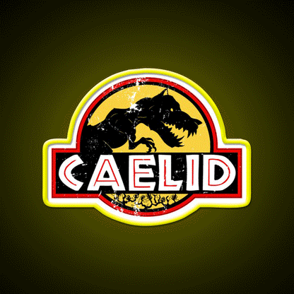Welcome To Caelid Welcome Led Neon Sign Open Sign Rgb Color - Custom LED neon sign front view