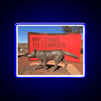 Welcome To Dampier Welcome Led Neon Sign Open Sign Rgb Color - Shineneon