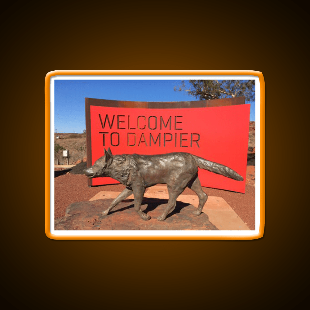 Welcome To Dampier Welcome Led Neon Sign Open Sign Rgb Color - Shineneon