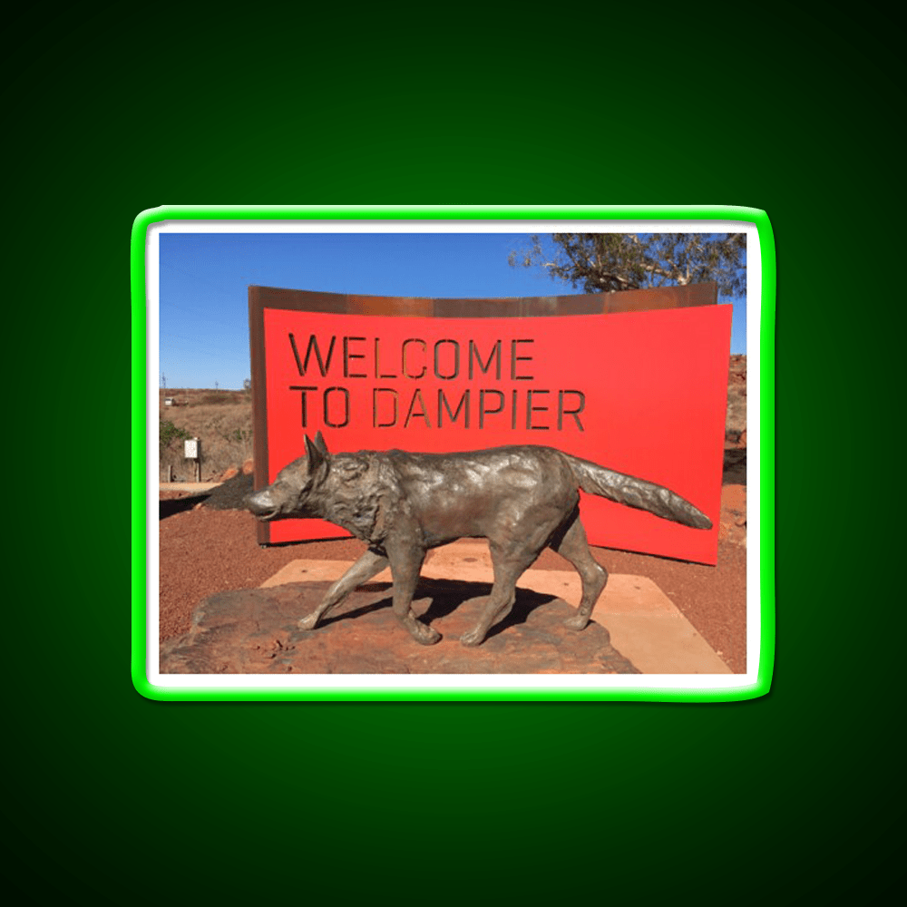 Welcome To Dampier Welcome Led Neon Sign Open Sign Rgb Color - Shineneon
