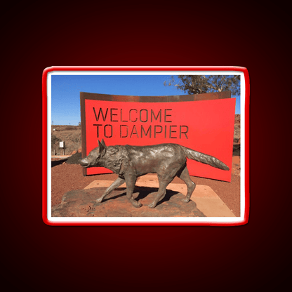 Welcome To Dampier Welcome Led Neon Sign Open Sign Rgb Color - Shineneon