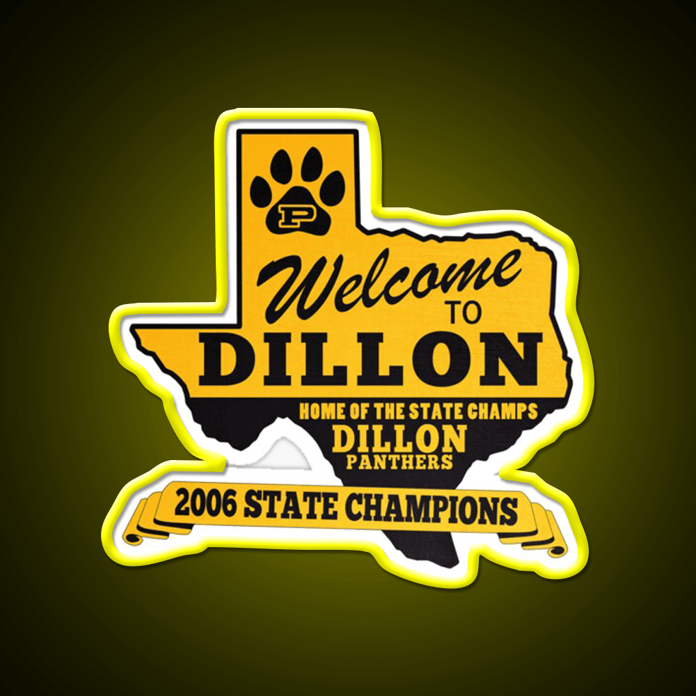Welcome To Dillon Welcome Led Neon Sign Open Sign Rgb Color - Shineneon