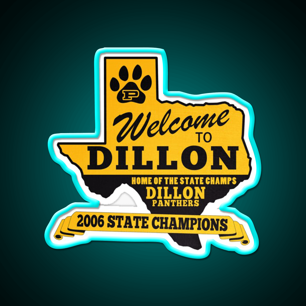 Welcome To Dillon Welcome Led Neon Sign Open Sign Rgb Color - Shineneon